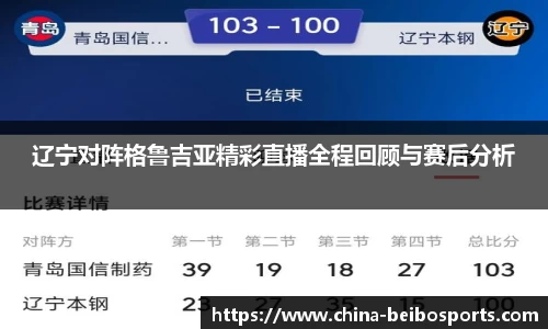 辽宁对阵格鲁吉亚精彩直播全程回顾与赛后分析
